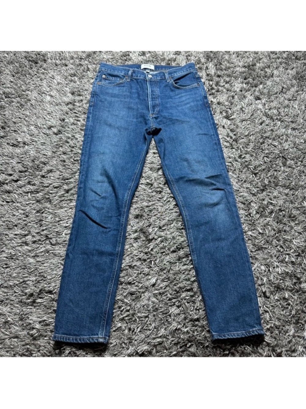 Agolde Nico High Rise Slim Denim Jeans